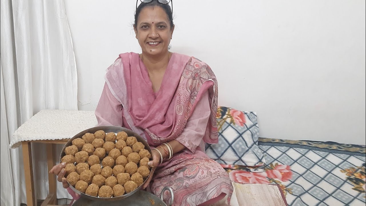 आटा,गुड,और ड्राई फ्रूट से बनाए हेल्दी लड्डू,खाएं गर्मी हो या सर्दी दोनों मौसम में@neetokirasoi#video