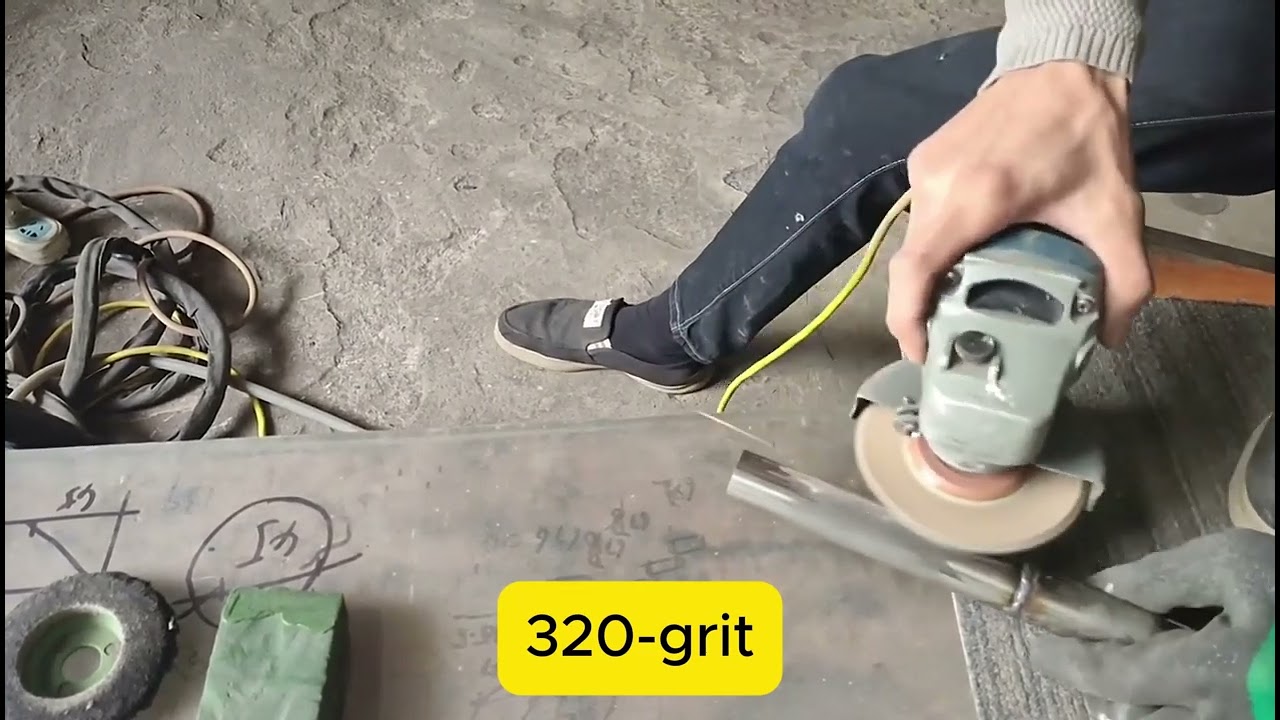 How to Polish & Grind Steel Pipe Weld Joints | Pro Metal Finishing