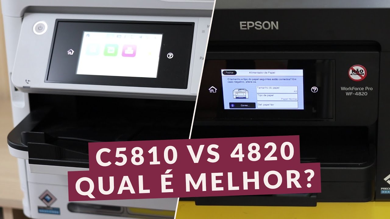 Workforce C5810 ou 4820? Qual impressora escolher para começar na encadernação!