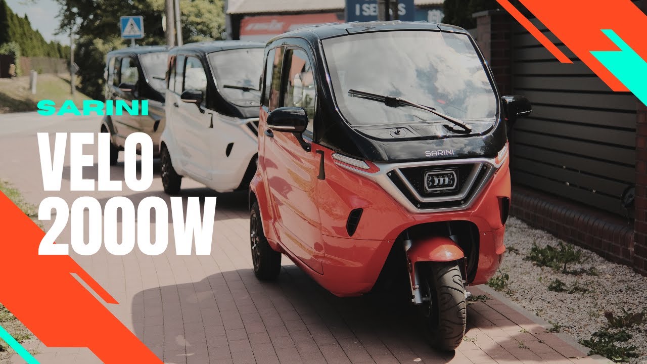 Nowość: Skuter bez prawa jazdy Sarini Velo 2000W - już dostępny w 3 kolorach #salon2kolka