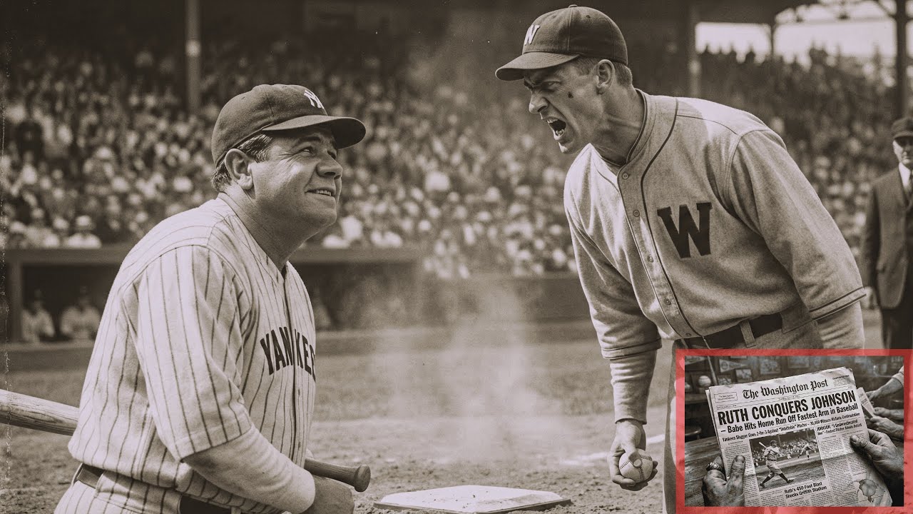 Babe Ruth Was At Stadium When Fastest Pitcher Said 'You'll Never Hit Me' — First Pitch Later...