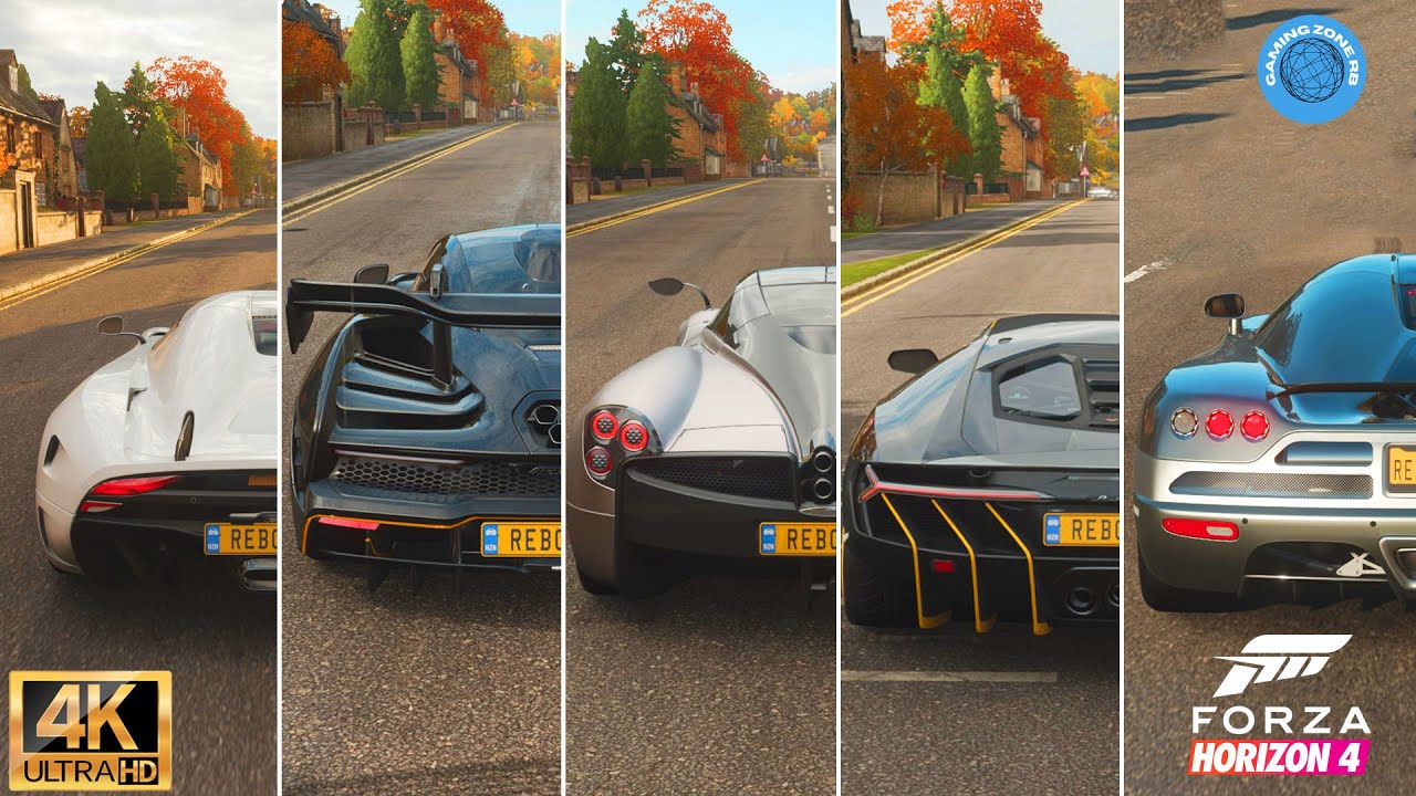 Top 5 of My Favorite Best Sounding & Fastest Hypercar(All Stock) Forza Horizon 4 [4K 60fps]