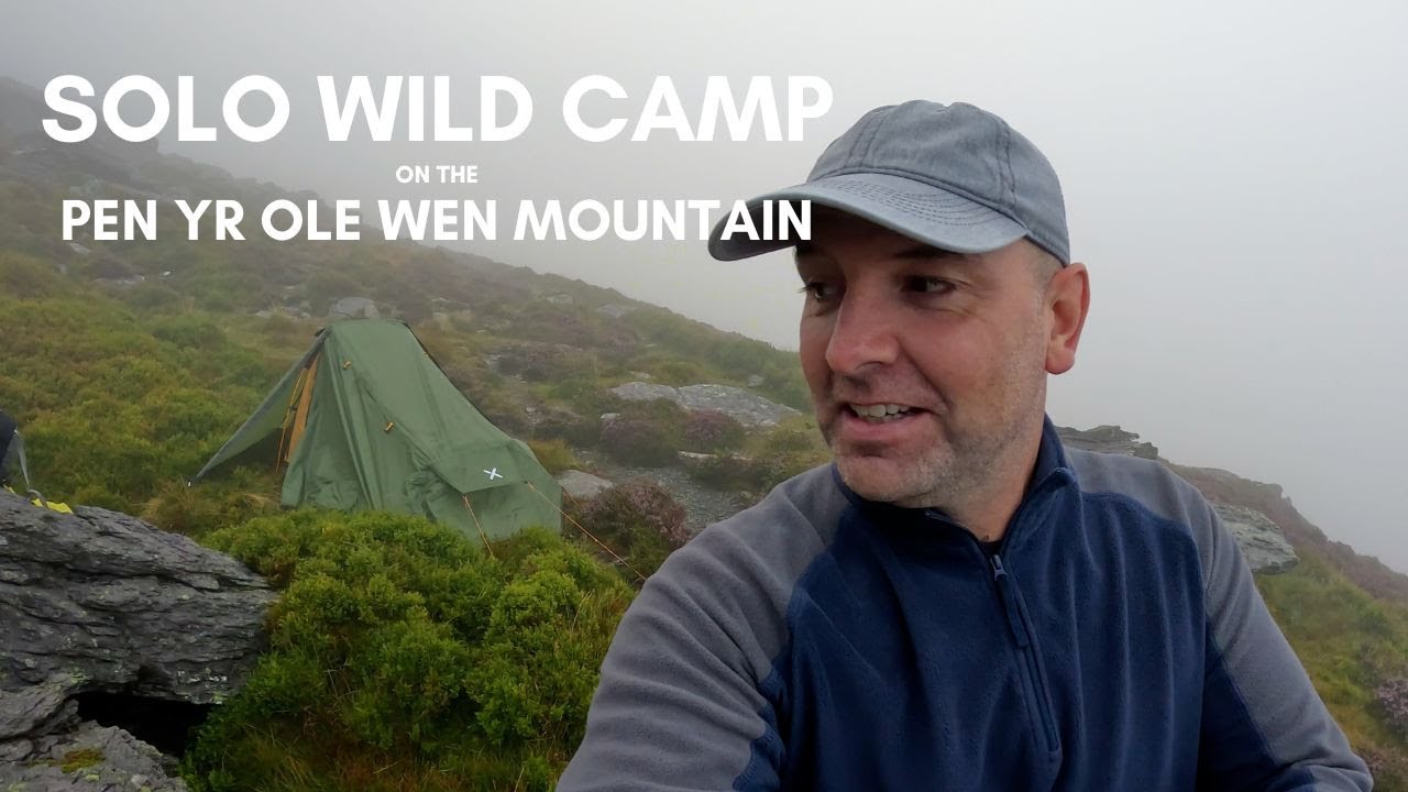 Solo Wild Camp on the South Ridge of Pen yr Ole Wen Mountain