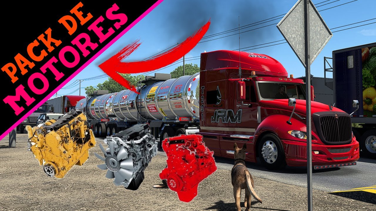 Descarga el Mejor PACK DE MOTORES Para American Truck Simulator GRATIS