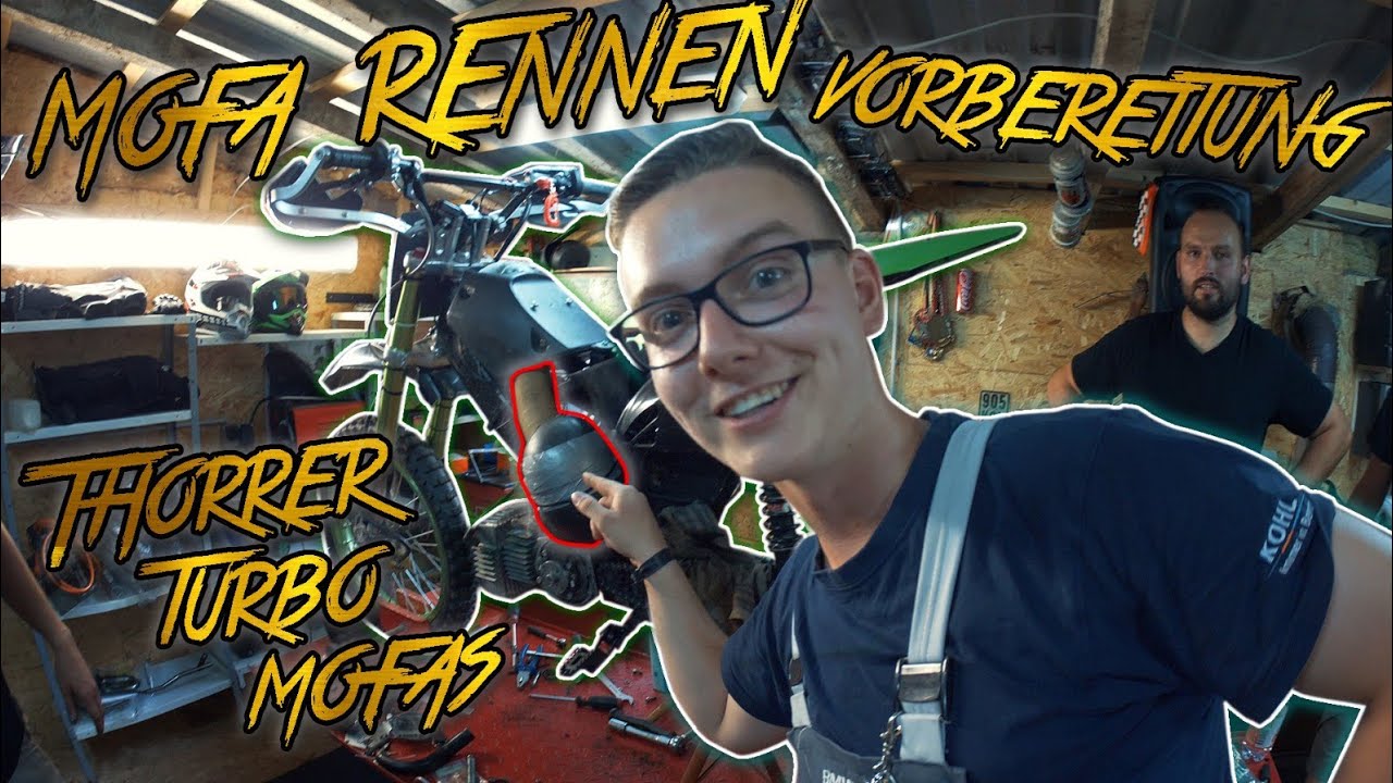 Mofa Rennen Vorbereitung | Thorrer Turbo Mofas  Flyoff Garage