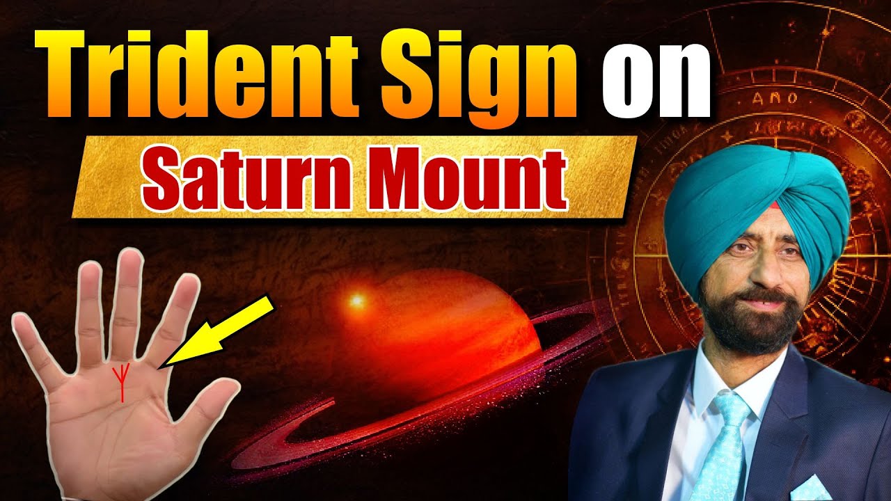 Trident Sign on Saturn Mount | Learn with Dikki Sir | Dikki Palmistry