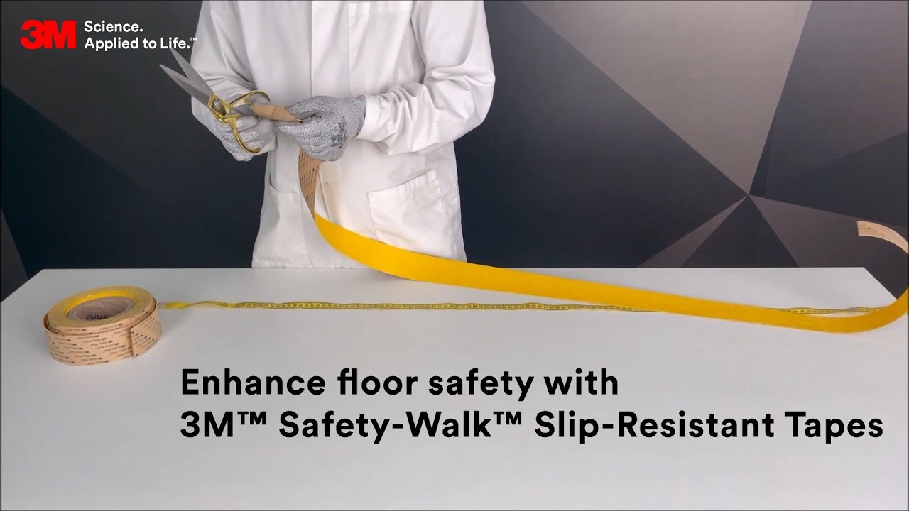 Easy Application Guide: 3M™ Safety Walk™ Slip-Resistant Tape Installation Instructions