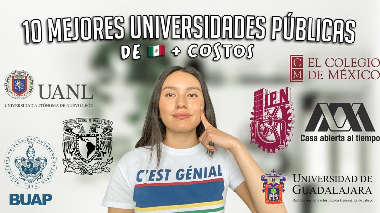 10 MEJORES UNIVERSIDADES PÚBLICAS de MÉXICO 2021 🎓 + ¿CUÁNTO CUESTAN? 💸 | UNAM, IPN, UAM, BUAP, UANL