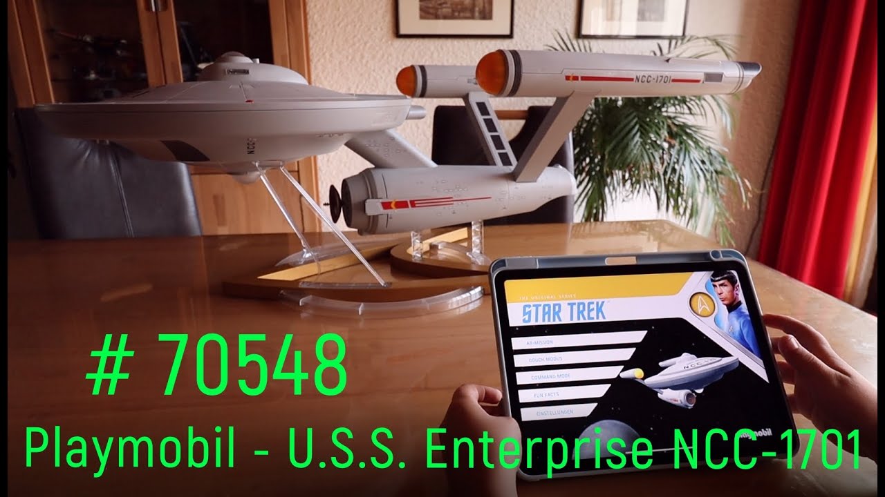 Playmobil Enterprise NCC-1701 - 70548 - Unboxing - Aufbau - ausführliche Beschreibung - die AR - App