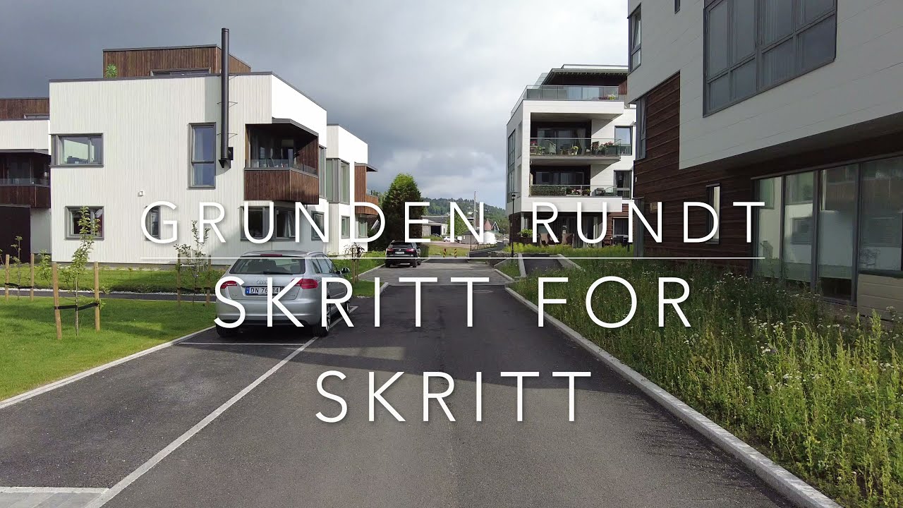 Vi trasker rundt i Svelvik. Denne gangen ble det Grunden rundt.