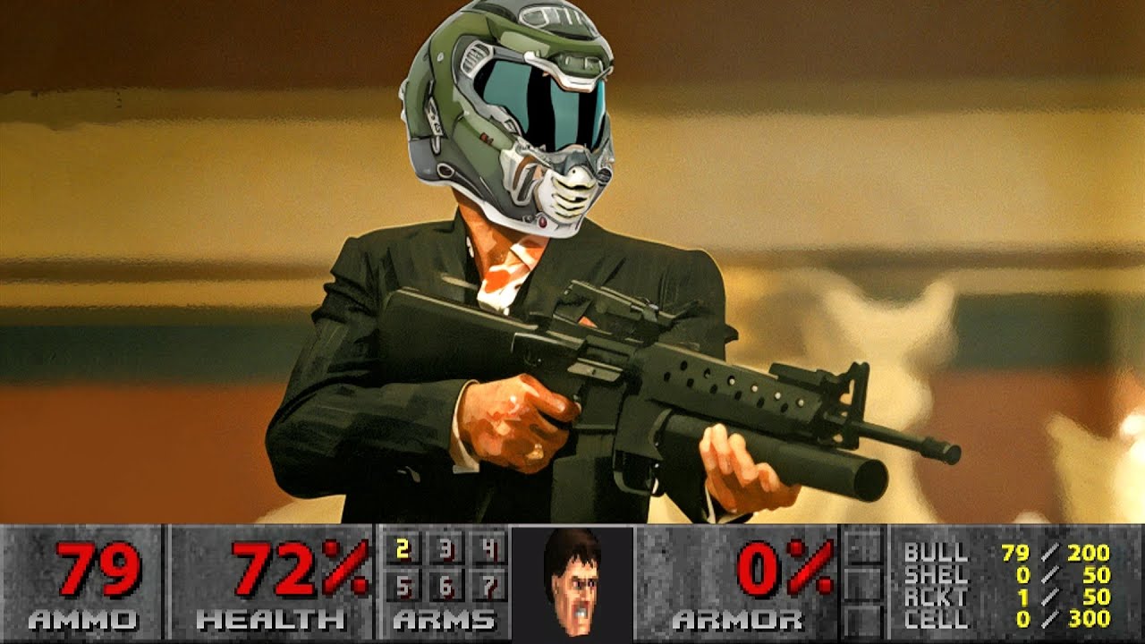 SCARFACE, but it's DOOM