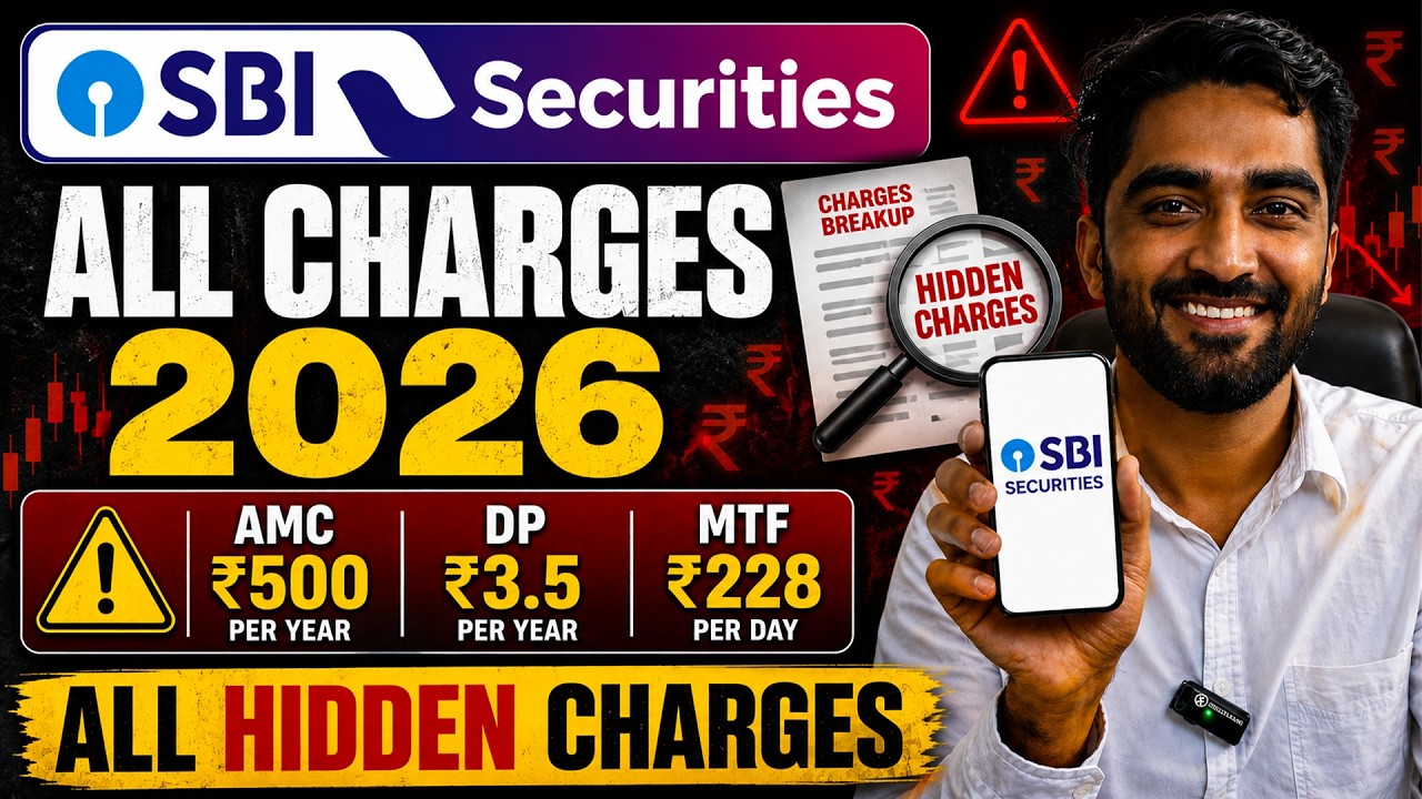 SBI Securities All Charges 2026 💸 | Brokerage, DP Charges, AMC & Hidden Fees Explained