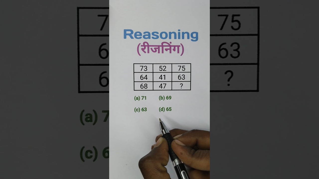 Missing Number-लुप्त सख्या | Analogy reasoning | Dice Reasoning | Venn Diagram | Number Series