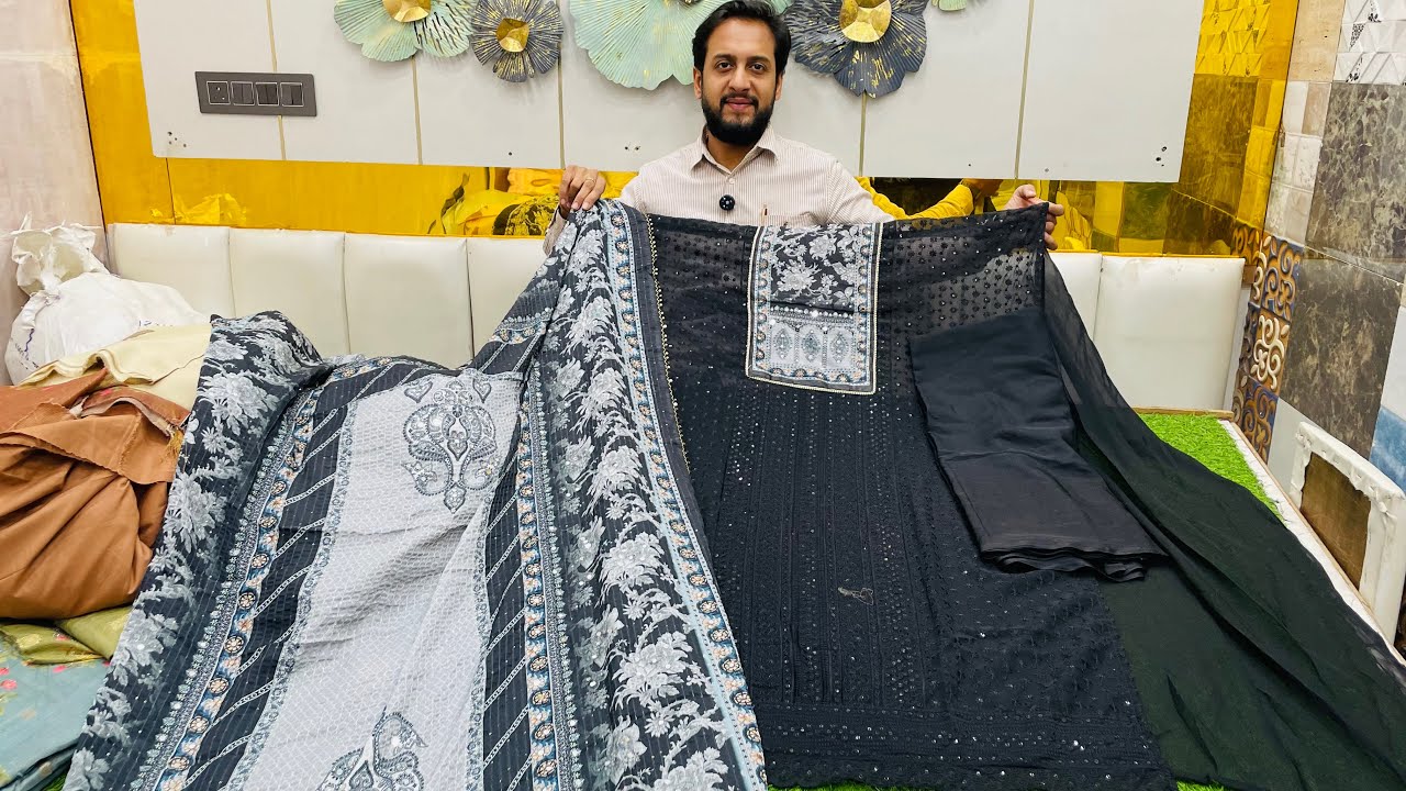 कम बजट में rich-Look suits😍 JUST WOW | ganga suit | krupali suit | shori market | jaipuri suit 