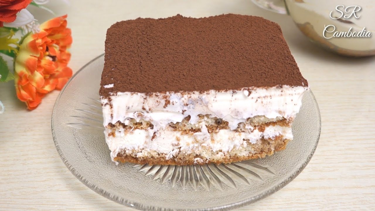របៀបធ្វើនំ ធីរ៉ាមីស៊ុ | How to make Tiramisu Cakes