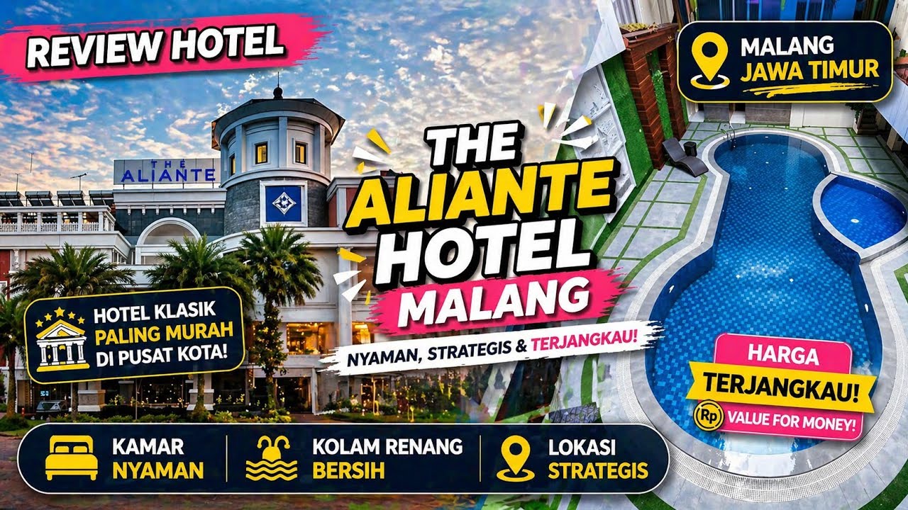 hotel klasik, murah dan strategis! the aliante hotel malang review hotel dekat kayutangan heritage
