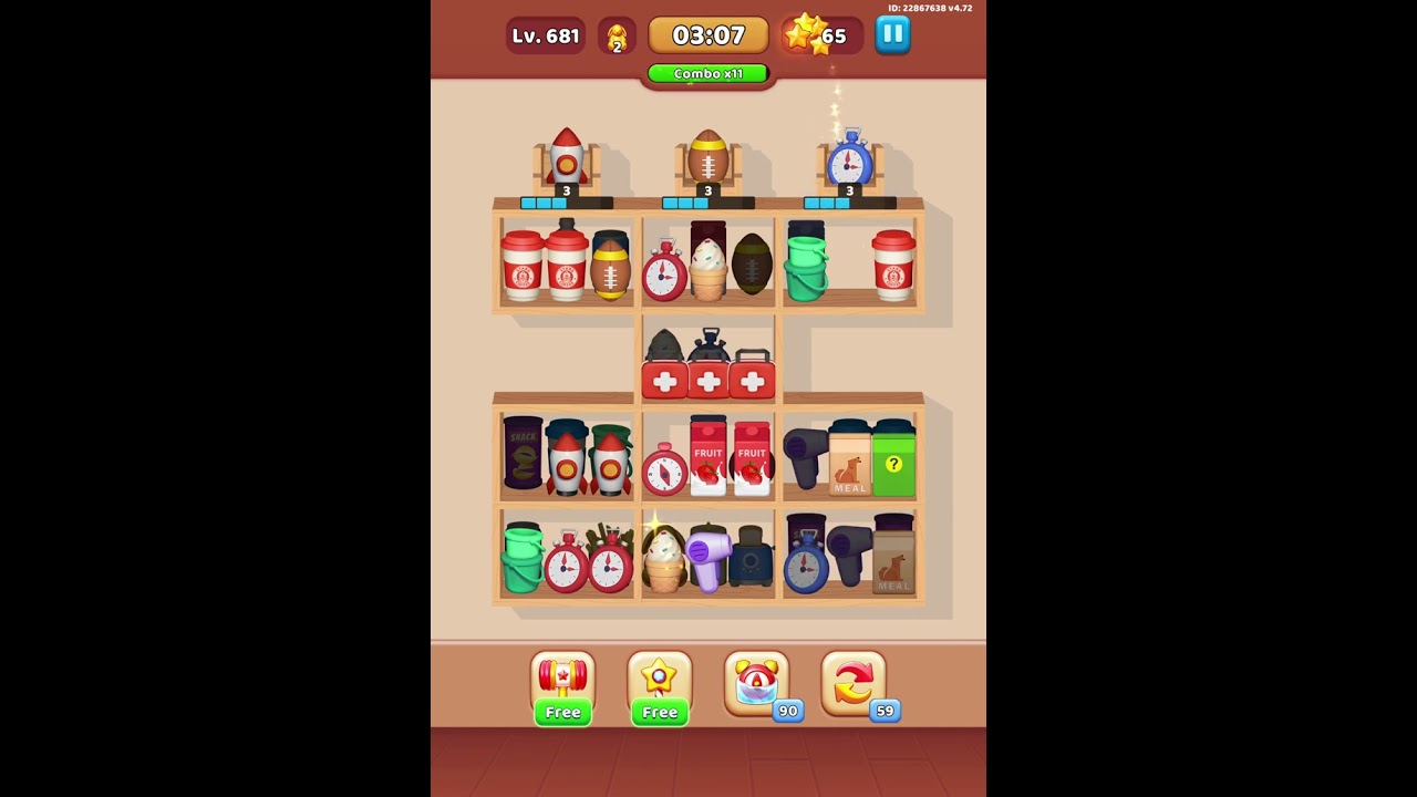 Goods sorting level 681