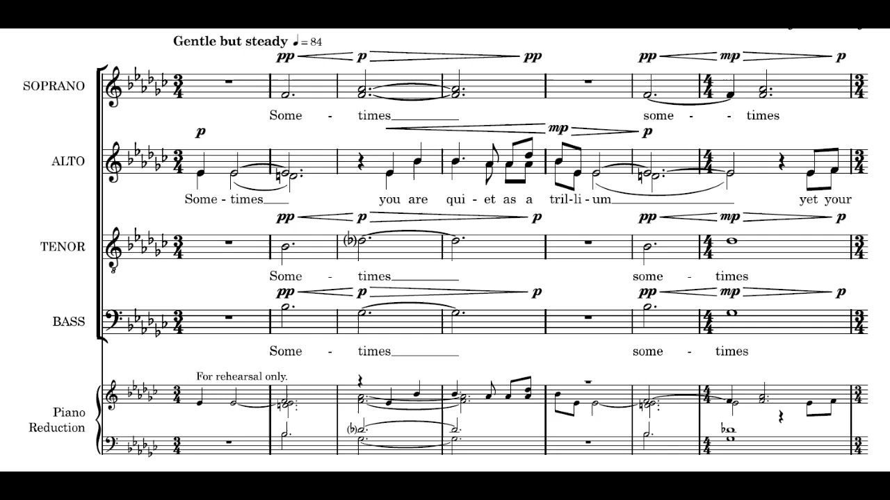 You Speak Violets (SATB unaccompanied, div.) | Chronos Vocal Ensemble