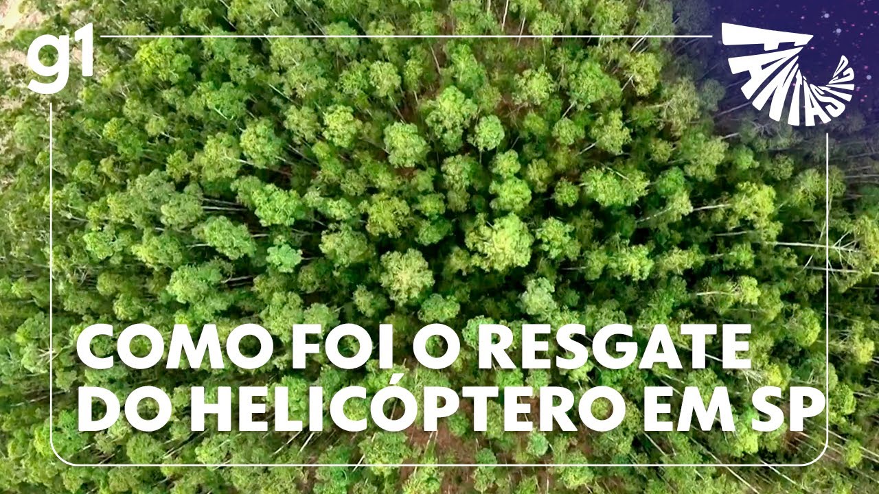 Veja como equipes de resgate chegaram aos destroços do helicóptero que caiu em SP | FANTÁSTICO