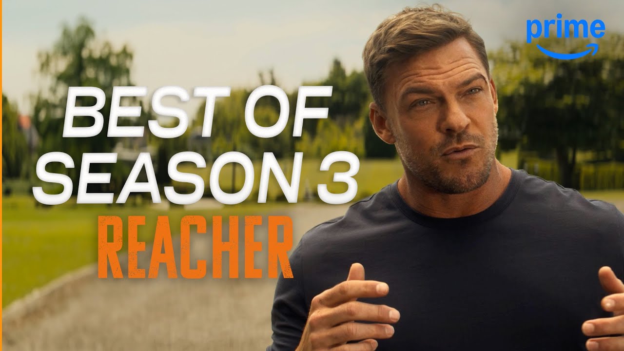 Best of Alan Ritchson as Reacher | REACHER Season 3  | Prime Video