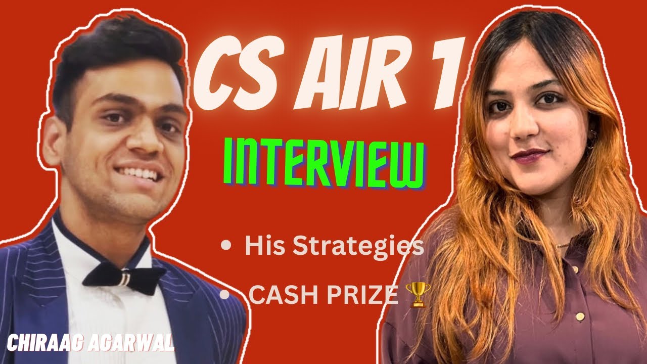 Interview with ALL INDIA RANK 1 @agarwalchiraag|His Secrets and Strategies REVEALED 💯|Neha Patel