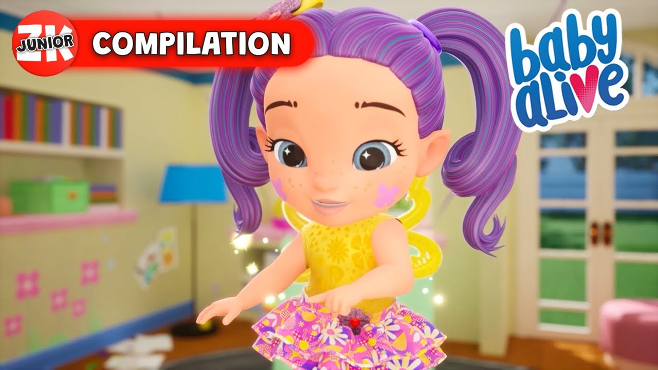 Glo Pixies To The Rescue! | Baby Alive | Episode Compilation | ZeeKay Junior