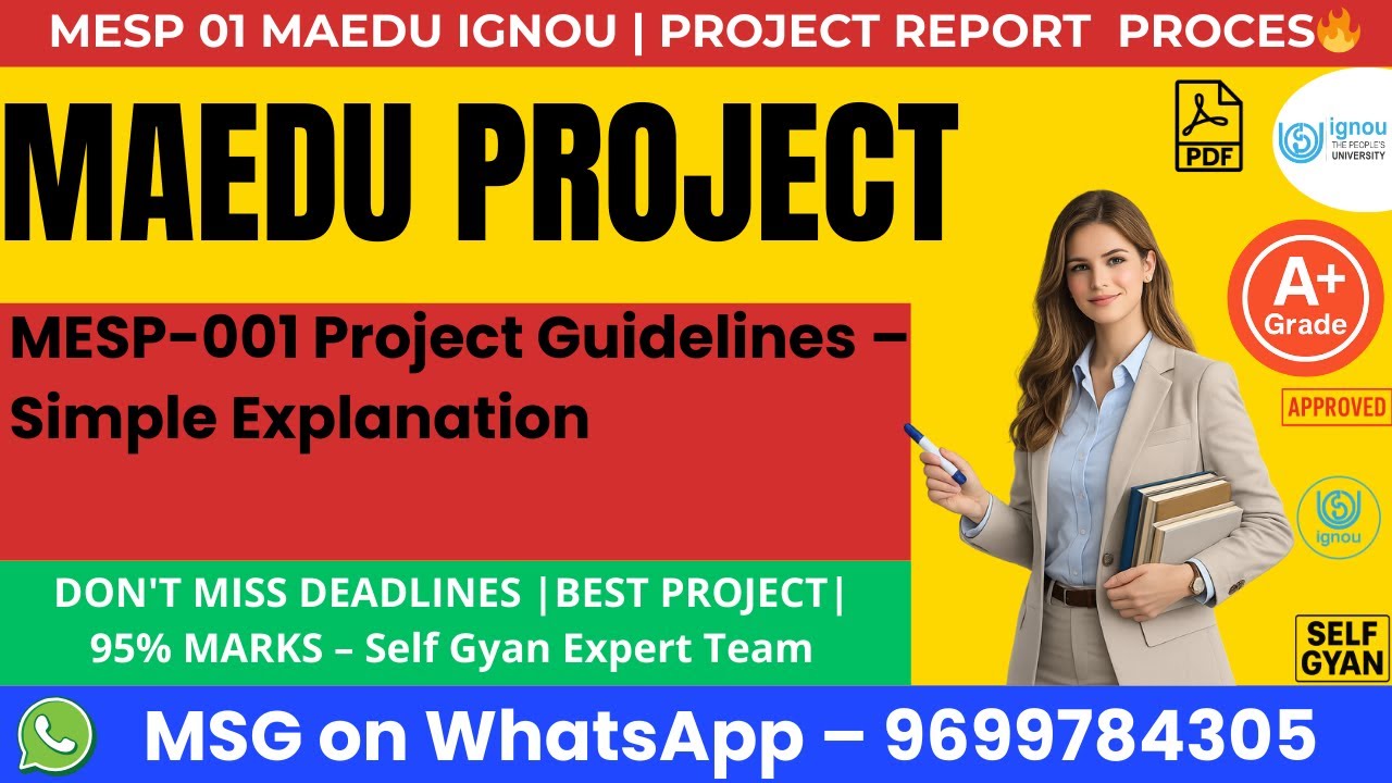 MESP 001 Project Guidelines &ndash; Simple Explanation MESP-001 Project Guidelines Explained Simply |