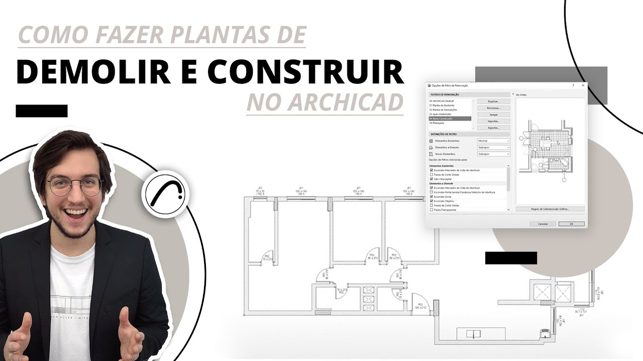 Como fazer plantas de demolir e construir no Archicad | Hub Prática Criativa