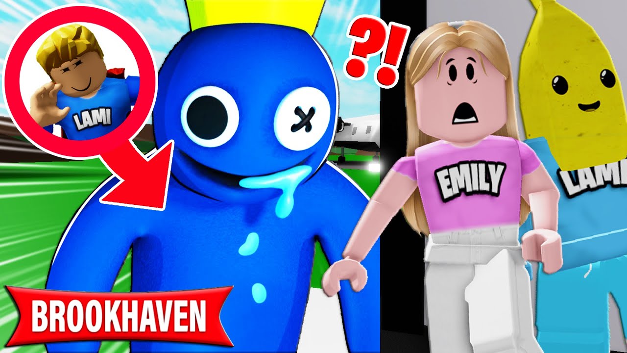 Brookhaven, ABER ich bin BLUE in RAINBOW FRIENDS VERSTECKEN! (Roblox Brookhaven 🏡RP | Story Deutsch)