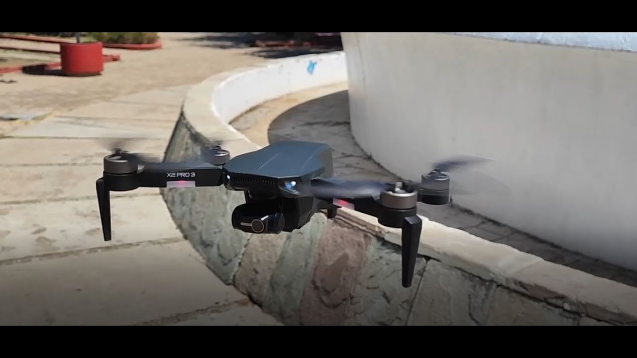 Dron con GPS &ldquo;X2 PRO3&rdquo; prueba de vuelo