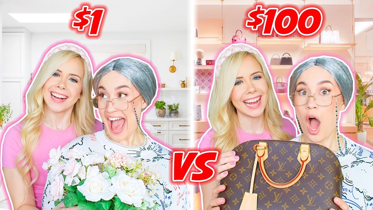 $1 VS $100 MOTHERS DAY CHALLENGE!