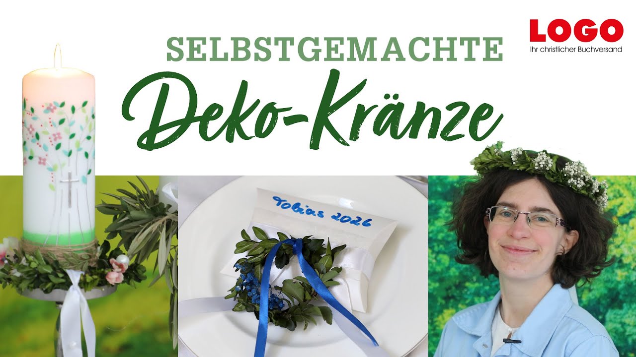 Deko-Kränze binden ▶ Bastelanleitung | LOGO Buchversand #basteltipps