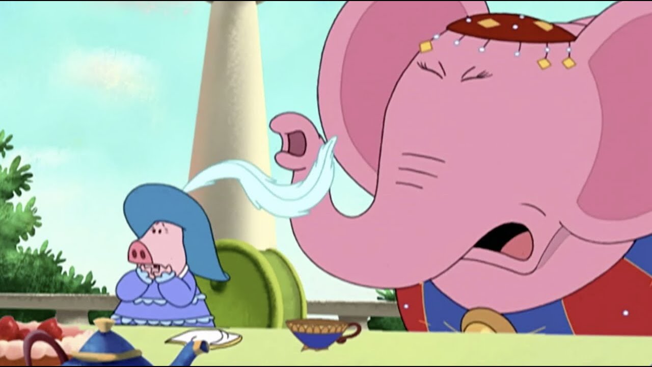 Big Feather Sneezing Elephant & Pig Nose Sneeze