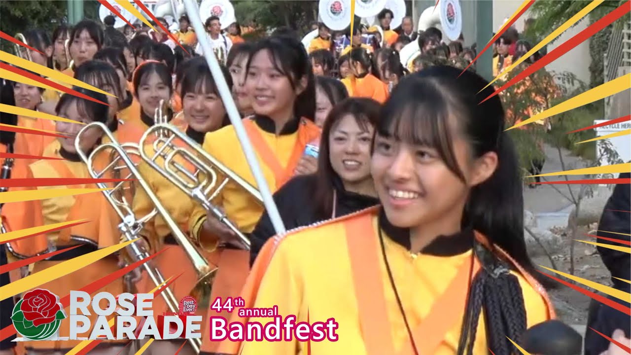 🔥🔥Группа Kyoto Tachibana HS💗💗 Фестиваль Rose Parade Bandfest 2025