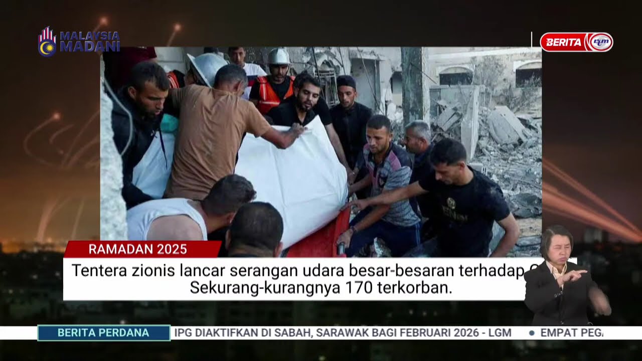 1 MAC 2026 - BERITA PERDANA - SENARIO TERBAHARU TENTERA ZIONIS