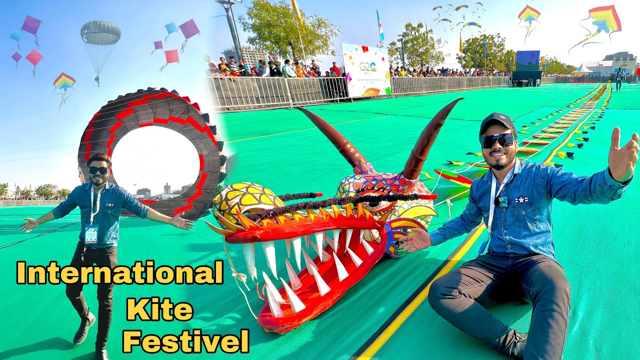 International kite festival in Ahmedabad | Kite festival 2023 | kite,firki,threads | @SezuUniverse