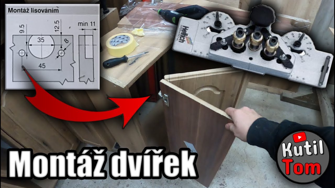 Kuchyň - Rohová skříňka - Jak namontovat dvířka - Kutil Tom - DIY
