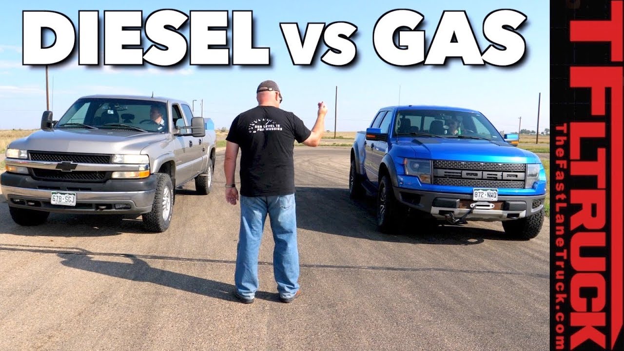 Old (Raptor) vs Older (Silverado HD) Drag Race: We Didn't Expect This Result!