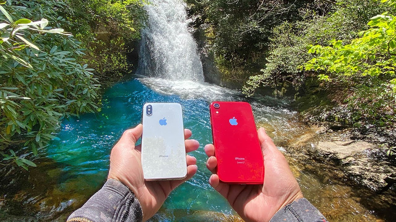 Found 2 Working iPhones Underwater at Secret Waterfall! (Owner Didn't Believe Me)