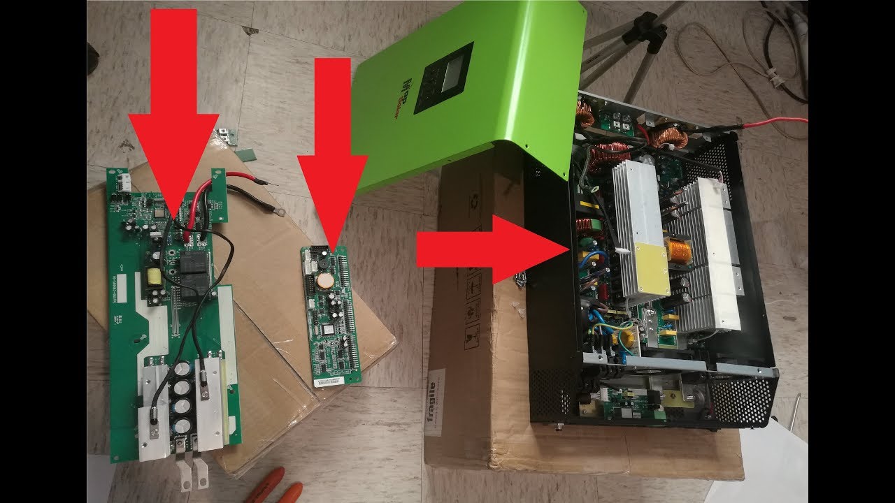 Remplazo Placa Controladora Inversor Solar MPPT MPPSOLAR hibrido