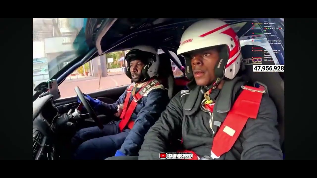 ISHOWSPEED GET'S ACCIDENT IN SUBARU CAR IN KENYA 😭😭😭😭😭😭