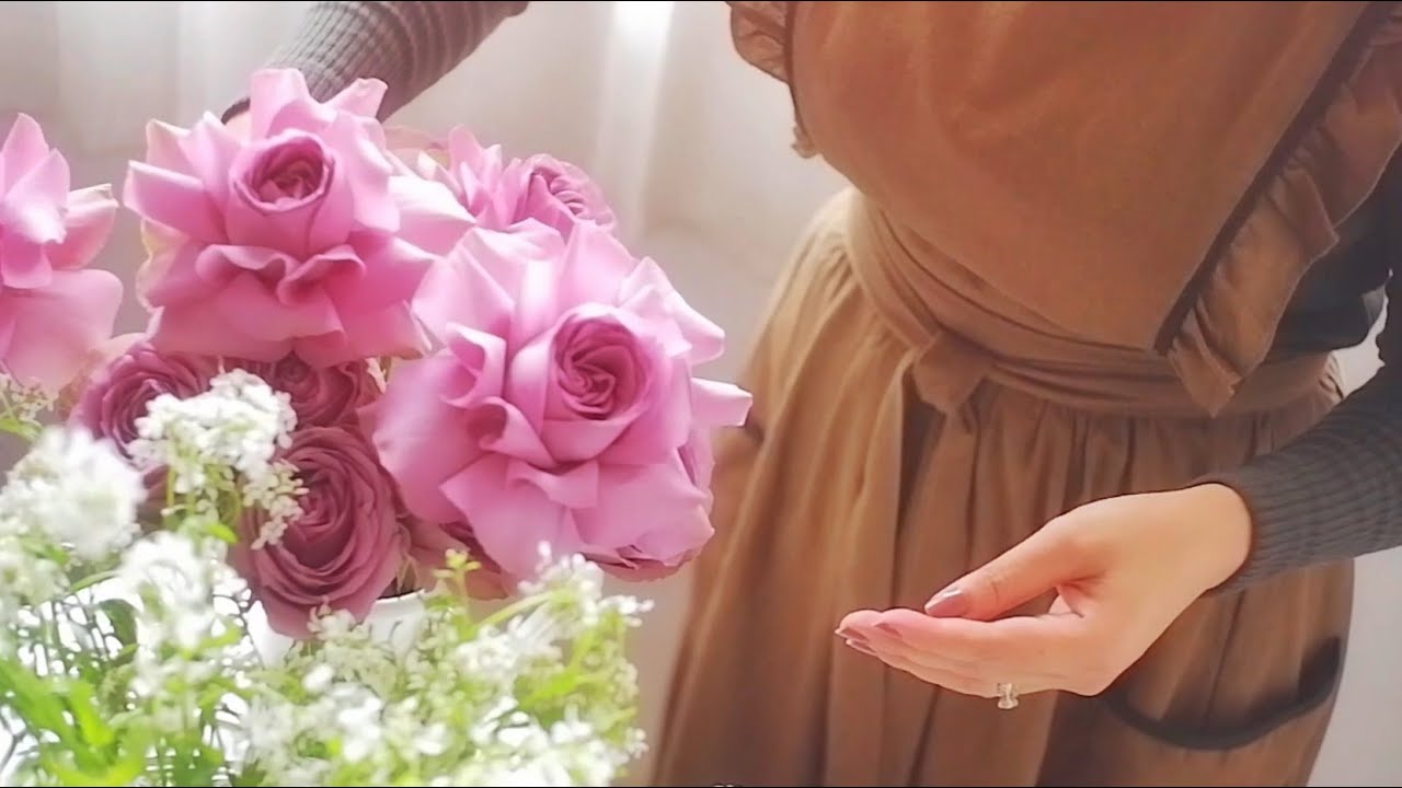 Roses Arrangement | How to reflexing roses