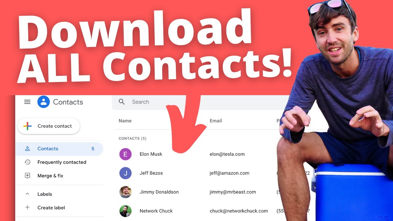 5 способов загрузить все ваши контакты Google (vCard, CSV, PDF)
