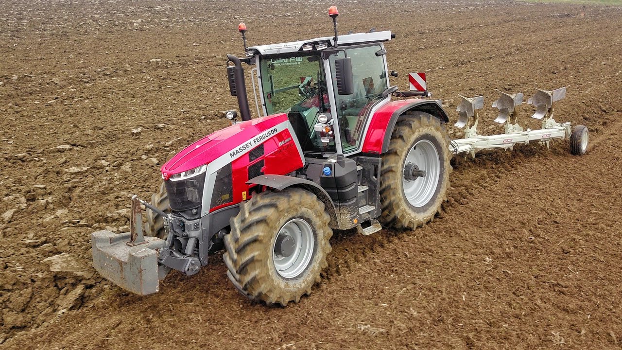 New MASSEY FERGUSON 8S 265 | Aratura 2021/ Plowing