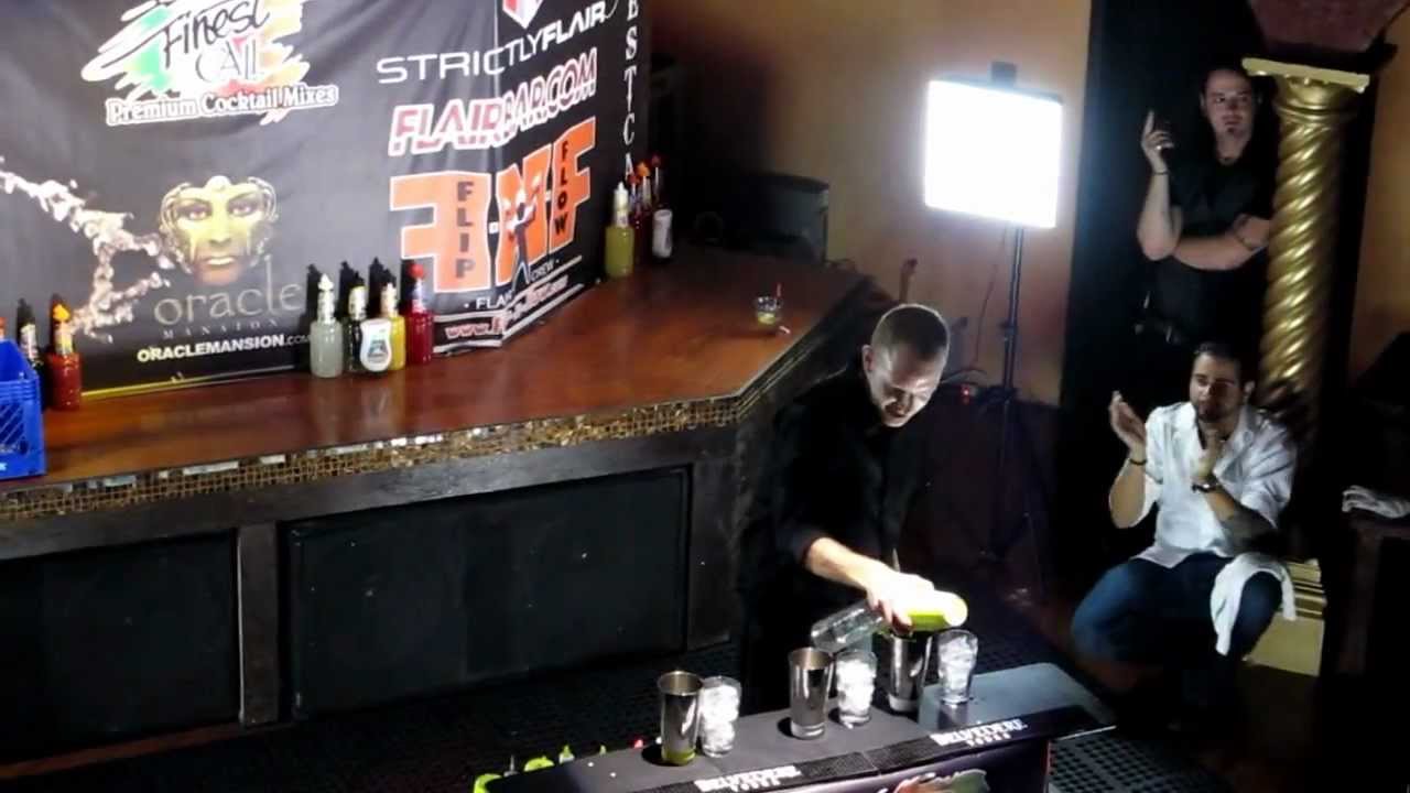 Eric Parker - USBG National Flair Bartending I.B.A. Finals 2012