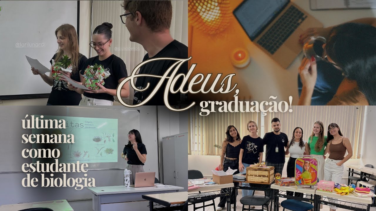 Última semana na graduação de biologia | vlog