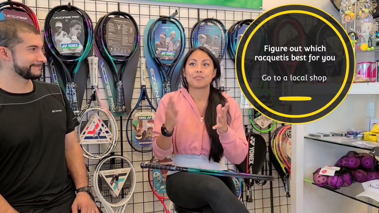 Why is it hard to find a local Tennis Shop?