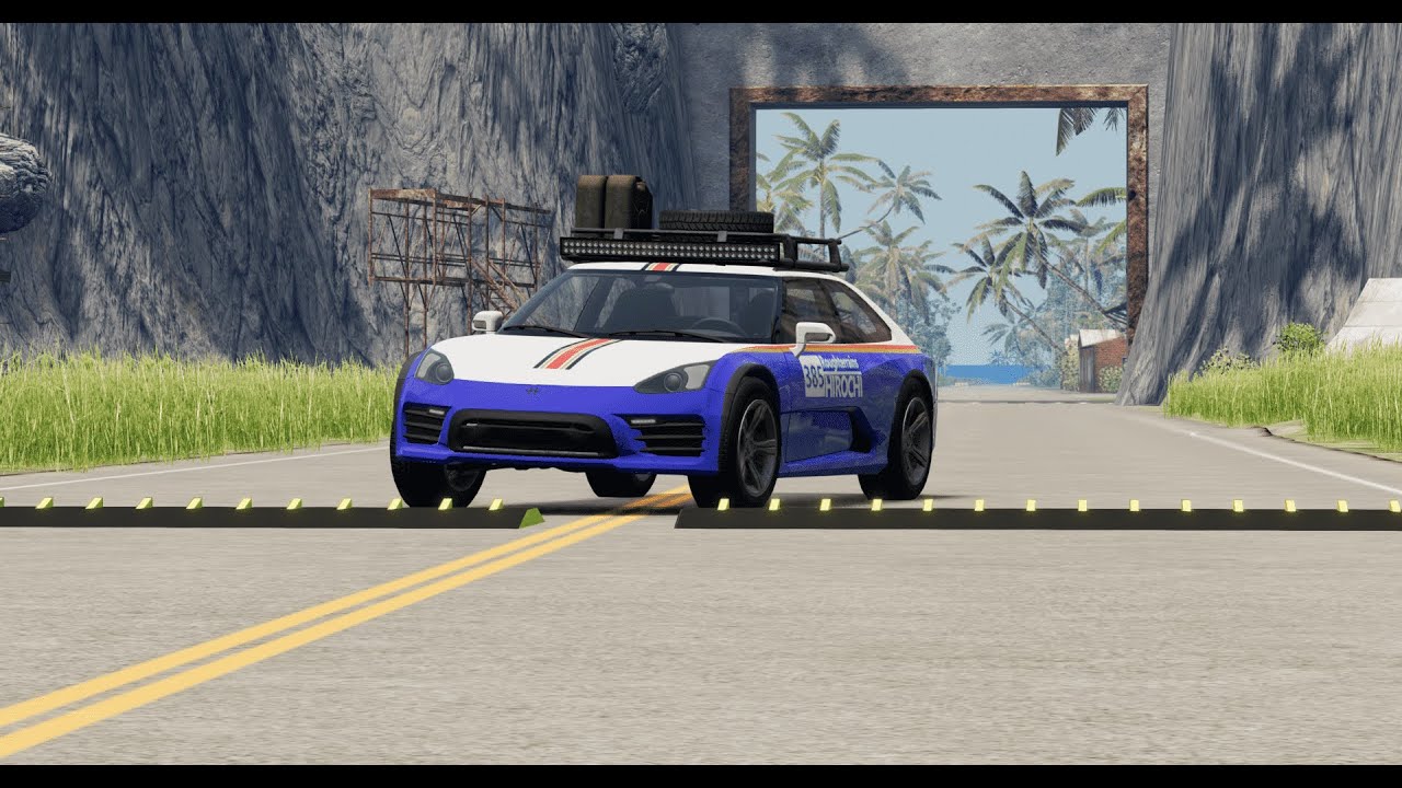 Epic Spike Strip Crashes #29 (Cinematic Edition) - BeamNG Drive