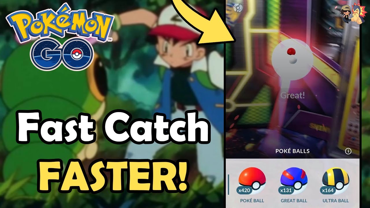How To Use FAST CATCH TRICK in Pok&eacute;mon GO! | Throwing Tutorial | Right + Left Hand Examples