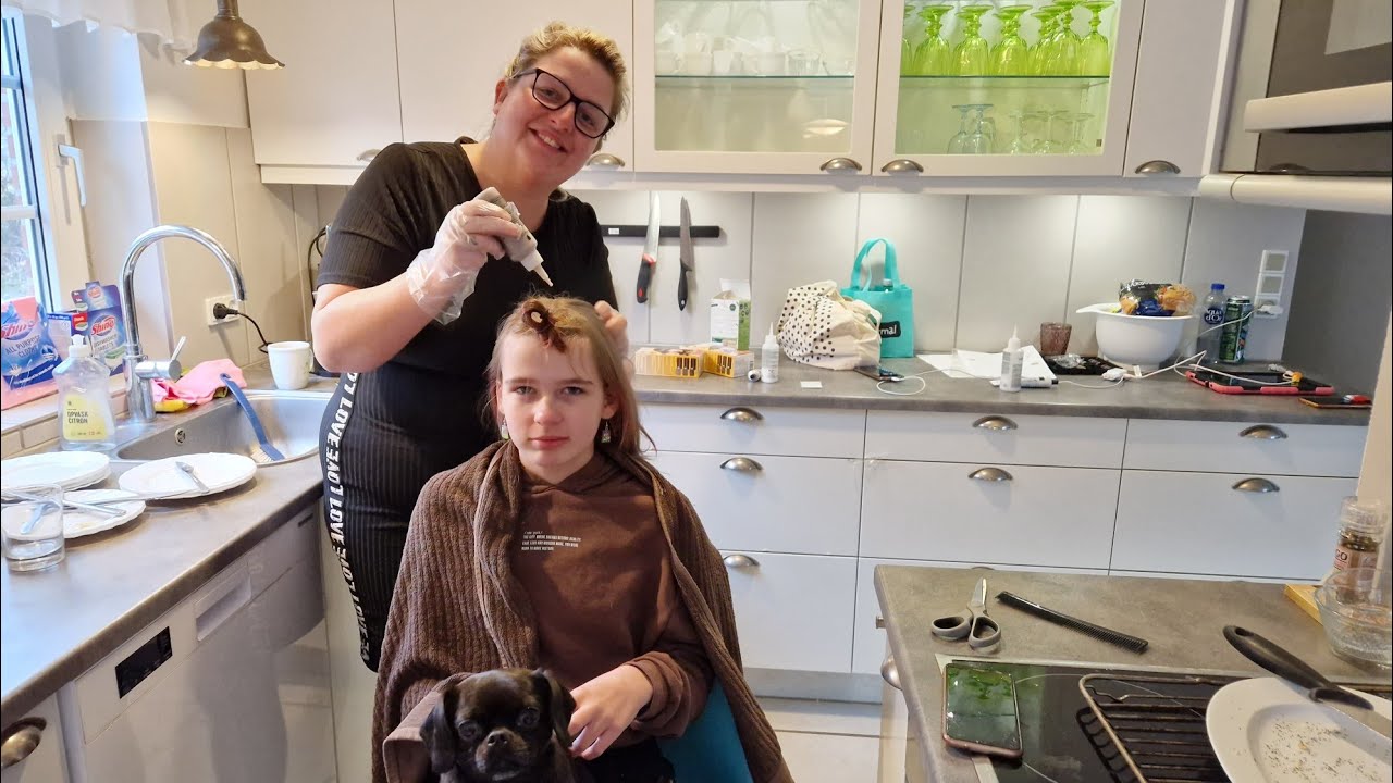 NADIA FARVER MALLES HÅR I FORSKELLIGE FARVER 💇‍♀️💆‍♀️😃